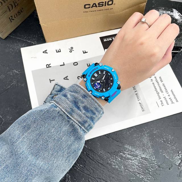 Casio新款到 Ga-2200运动潮流防水男士手表卡西欧g-Shock型号ga-2200系列