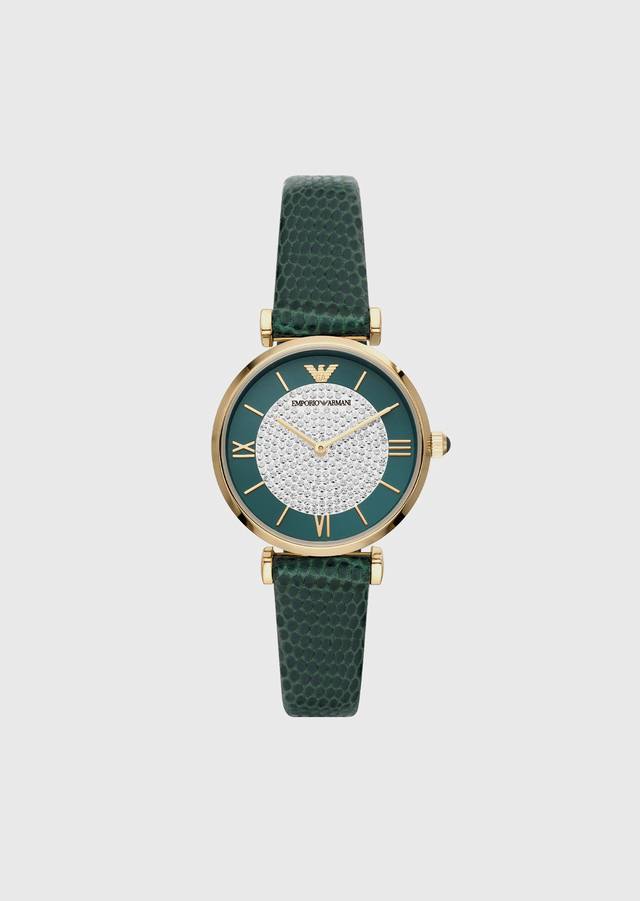 阿玛尼 Ar11403 满天星皮带款手表 简洁大气的表盘镶嵌无数钻石 就像漫天星辰光彩闪耀 气质优雅低调不失奢华表盘32Mm