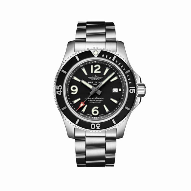 全套包装 最新到货 Original Breitling 原厂正品百年灵超级海洋自动机械腕表，清新多彩且富有运动感，专门为追求腕表卓越性能和现代格调的男士们设计