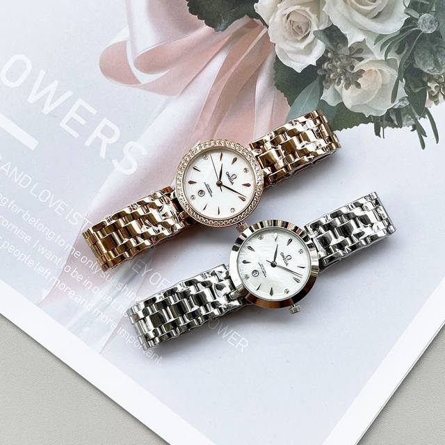 白光 金 钻30升级版omega -欧米茄典雅系列 卓越的惊艳亮相，将华贵珠宝的优雅魅力与卓越时计的精准技术完美结合“露珠”连结成一条光华夺目的表链，流畅的线条